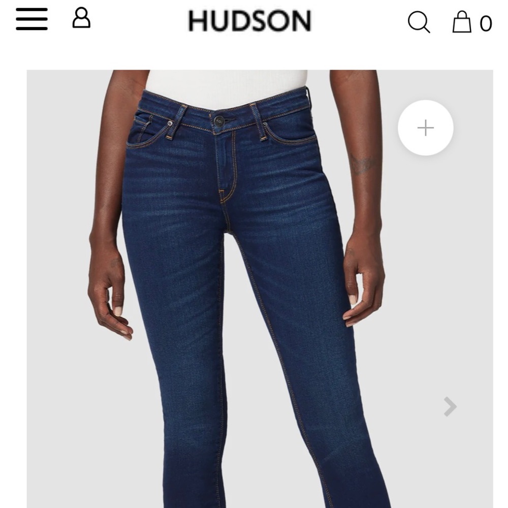 Hudson Krista Low-Rise Super Skinny Jeans/size 28